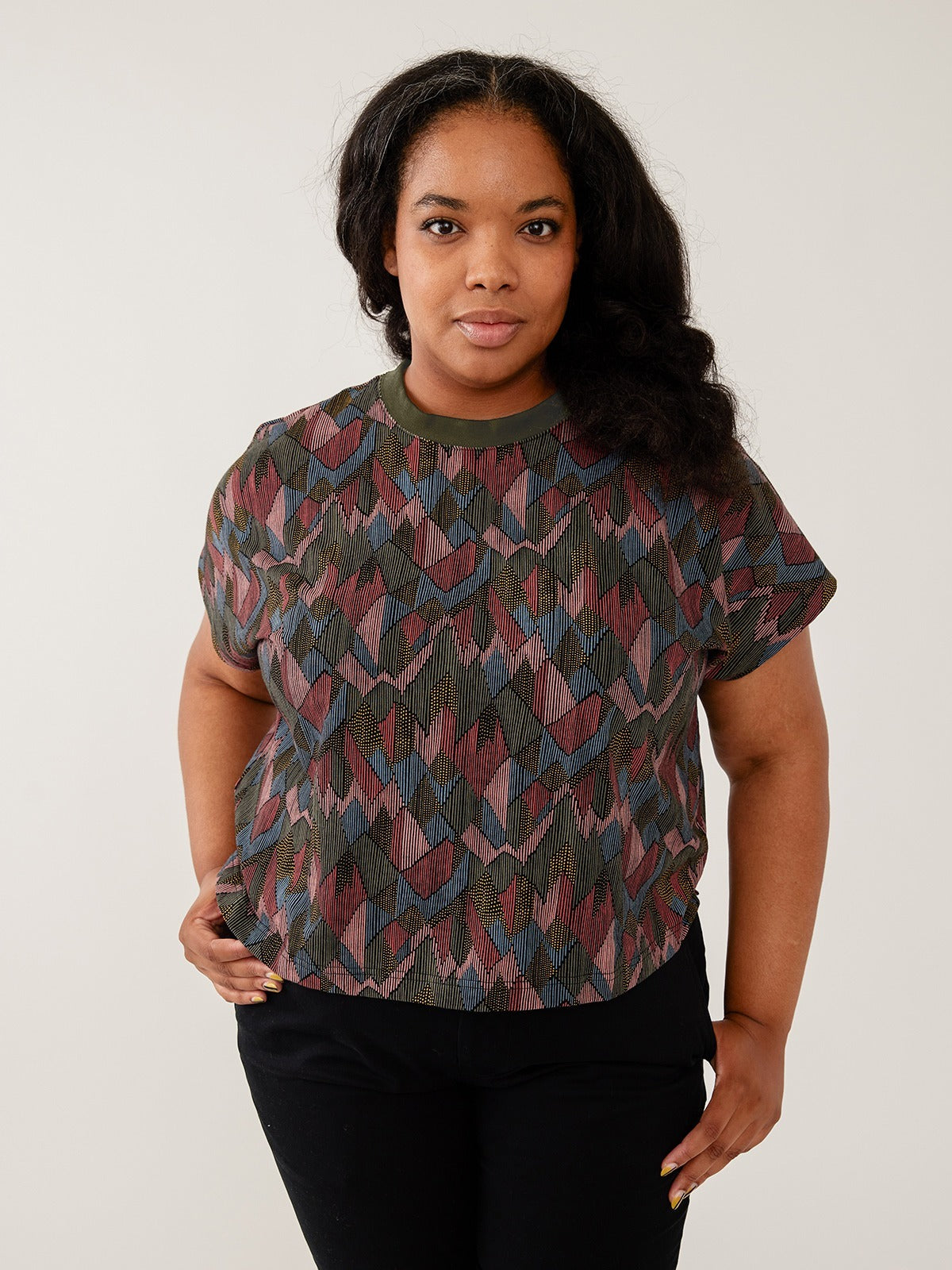 Caitlin Top - Geo Jewels