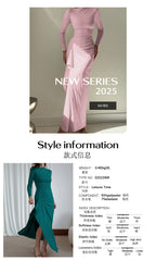 Hot girl wind short sleeve long skirt dress women's dress