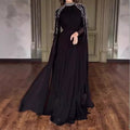 Spring and Summer New Women's Middle Eastern Rhinestone Long Gown Evening Dress 